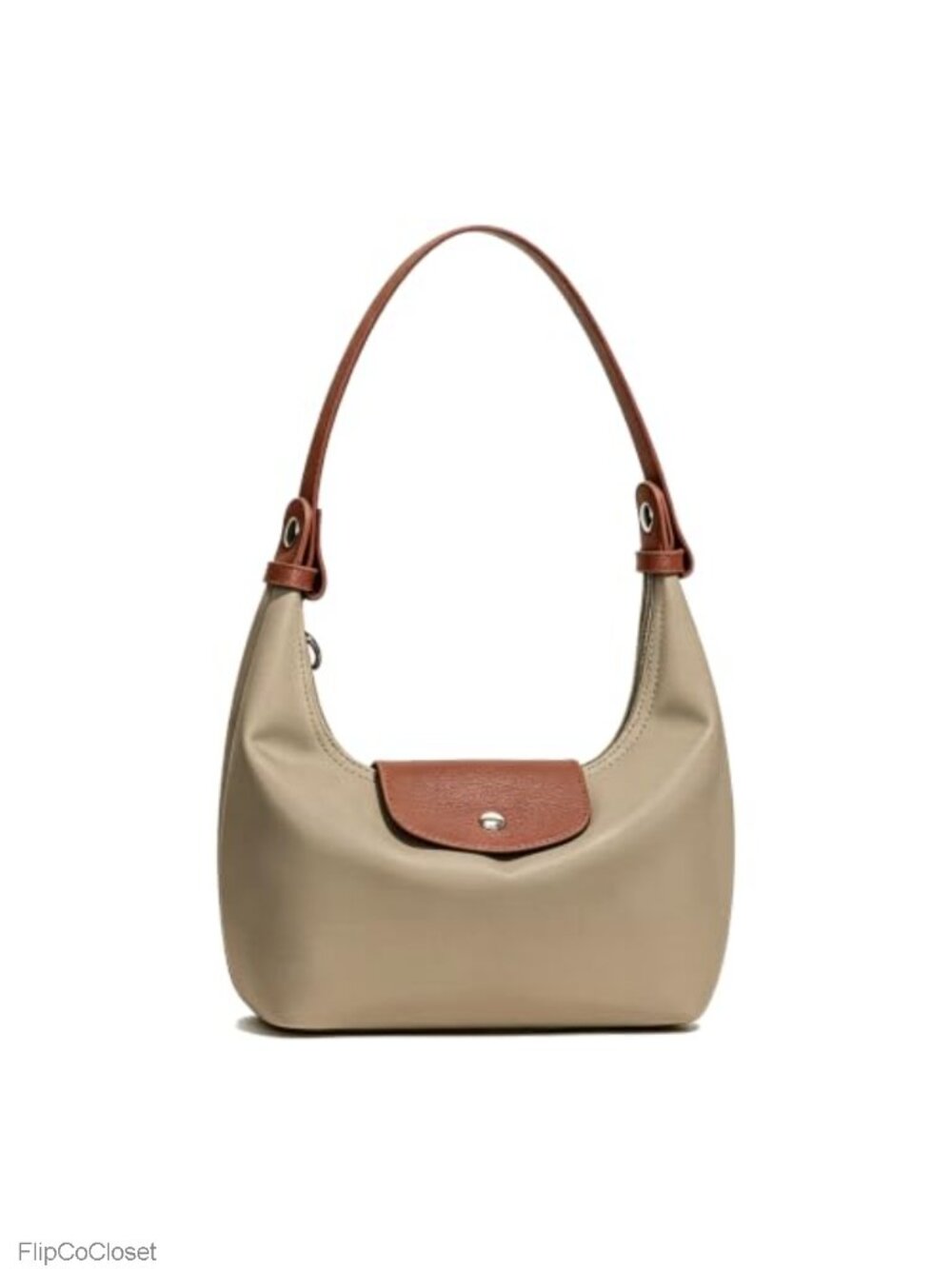 Nylon Crescent Hobo Bag Convertible Crossbody Shoulder Purse